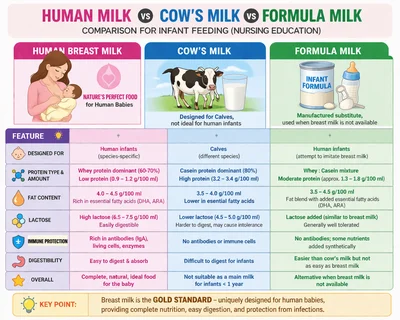 Why Human Milk Is Best for Your Baby Not Cow or Formula Milk