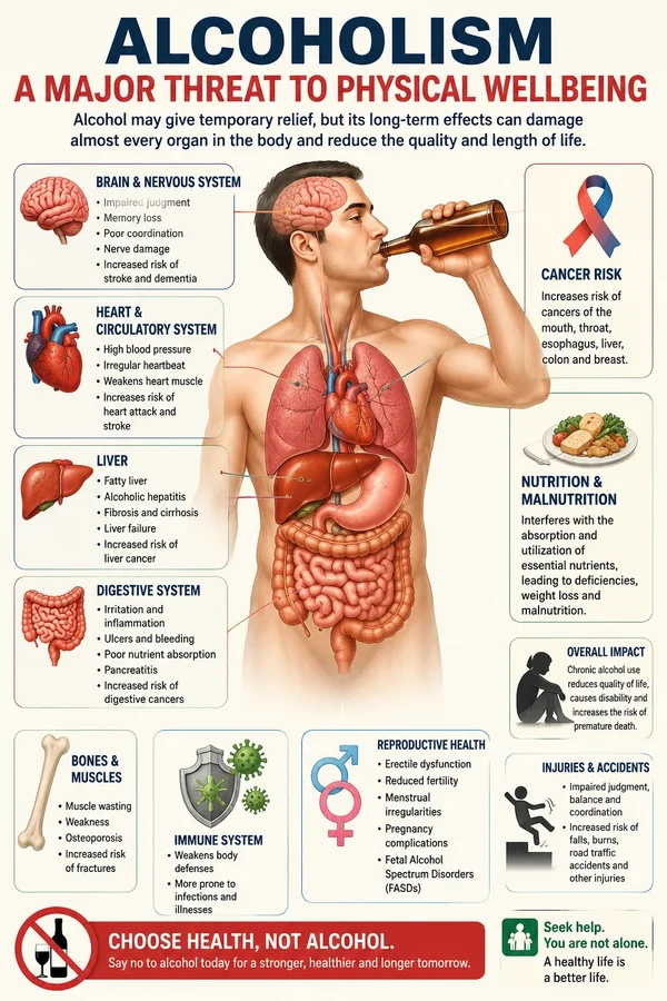 Alcoholism Understanding Its Devastating Effects on the  Body