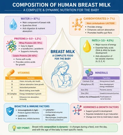 Breast Milk Composition A Perfect Blend for Baby’s Growth