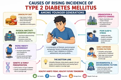 Growing Burden of Type 2 Diabetes in Younger Generations Globally